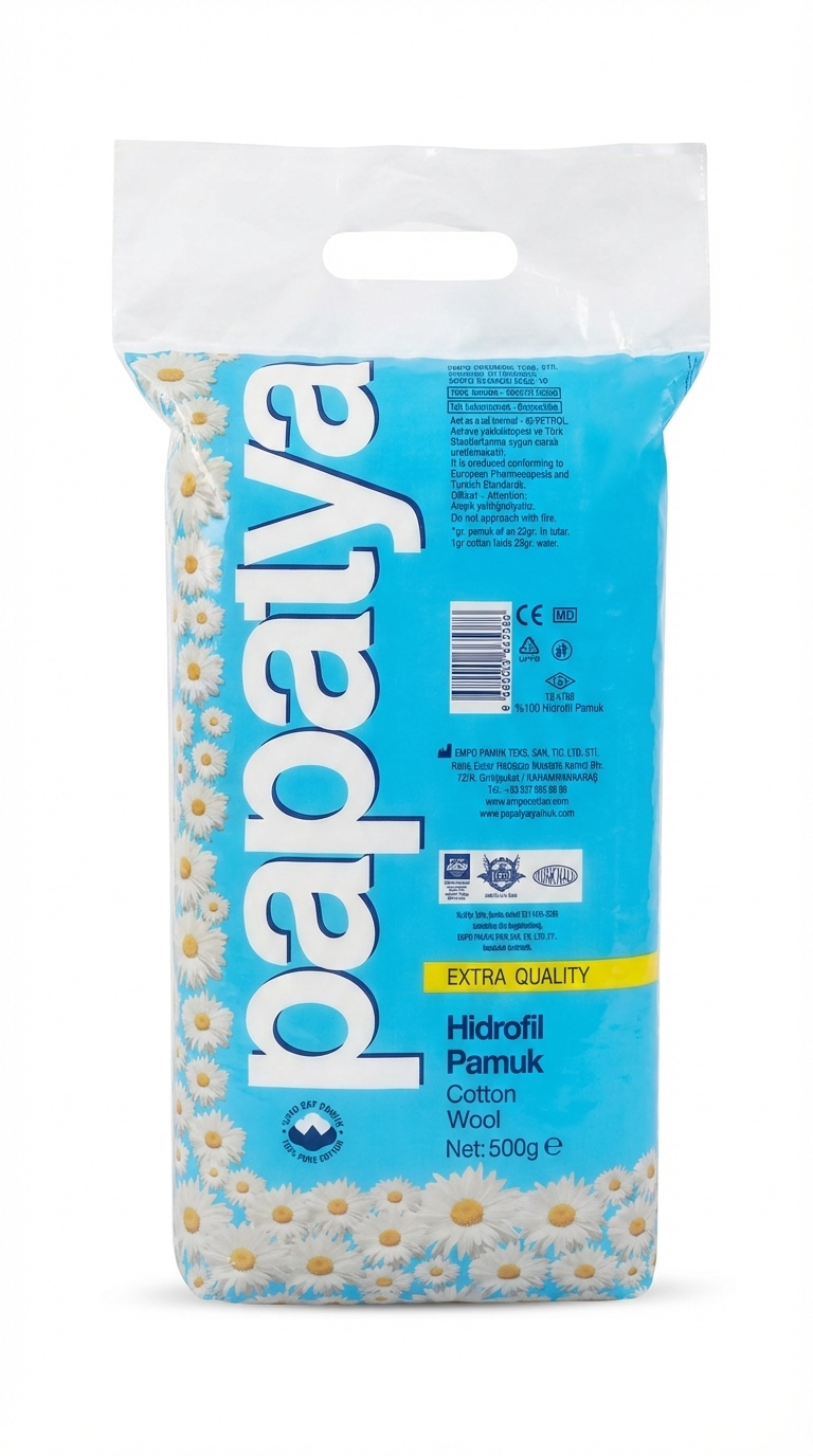 Papatya Zigzag %100 Doğal Pamuk 500 gr